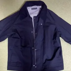 GU ブラック コーデュロイ襟 ジャケット