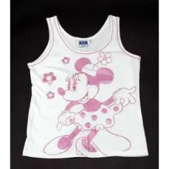 Disney Minnie Mouse タンクトップ ホワイト Lのサムネイル