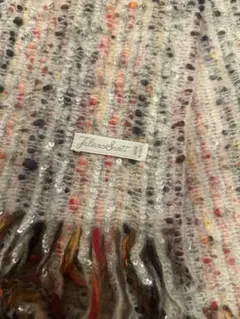 カシミヤ マフラー オレンジ