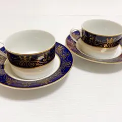 【未使用】ディオール トワルドゥジュイカップソーサー2客 27cmプレートセット DIOR | ティーカップ トワル ドゥ ジュイ