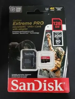 SanDisk Extreme PRO 128GB microSDXCカード