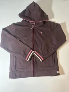 Champion パープル フード付きパーカー