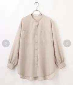 ハニーズ コルザ シアーシャツ Mサイズ レディース ベージュ