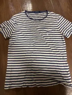 ストライプ Tシャツ ポケット付き