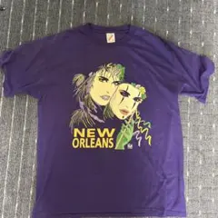 90S NEW ORLEANS Tシャツ JERZEES パープル　ヴィンテージ