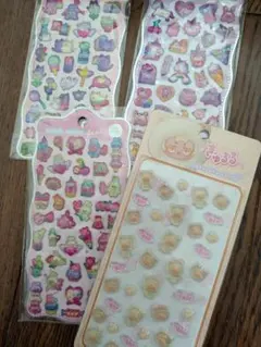 新品 キャンディシール 3Dぷっくりシール4枚セット