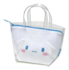 【新品】 サウナメッシュバック サンリオ シナモロール トートバッグ シナモン