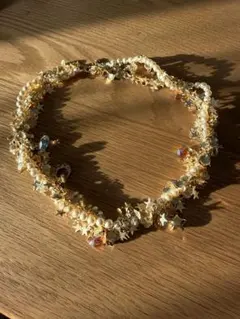 ハンドメイド　オリジナル　⭐︎スターチェーンネックレス　新品のサムネイル