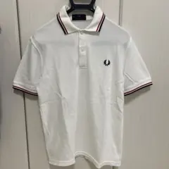 FRED PERRY ホワイト ポロシャツ M