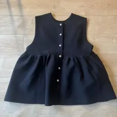 VERY UNFILO コラボ 2WAY ペプラムジレ