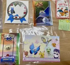 ポケモン ステッカーとバースデーカードセットなど色々セット