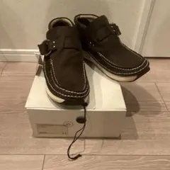 visvim ヴィズヴィム ダブルリング ブラウン スエード モカシン 靴のサムネイル