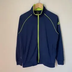 【L443】 adidas トラックジャケット サイズL ネイビー
