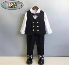 ☆新品☆フォーマル 男の子　セットアップ　発表会　結婚式　スーツ　120cm
