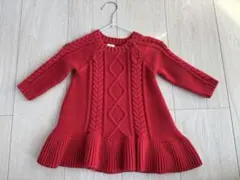 [2/14値下げ]baby GAP 赤いニットセーター 6-12ヶ月