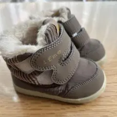 ifme ファー付きブラウンブーツ