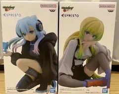 ナムコ限定 モンスト フィギュア アルセーヌ ネオ　2種セット ステッカーおまけ