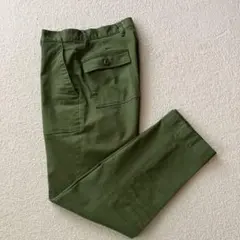 THE CORONA UTILITY／バックサテン・ベイカーパンツ（ライトOD