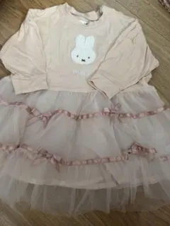 miffy ミッフィー ワンピース チュール リボン