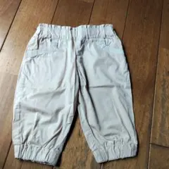 familiar ピンクベージュ ゴムウエストパンツ