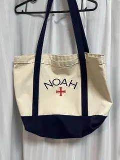 NOAH 노아 캔버스 토트백 네이비