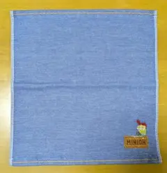 新品未使用 ミニオン デニムスタイル ハンドタオル 難あり