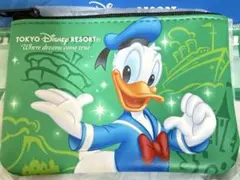 ディズニー チケット風ポーチ ドナルド