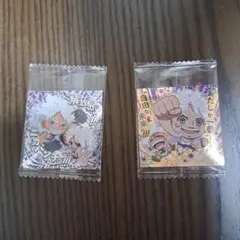 ワンピースシールウエハース　13 ルフィ&ボニー、ニカセット