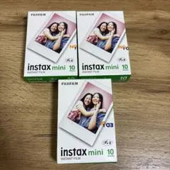 FUJIFILM instax mini フィルム 10枚入り3個セット