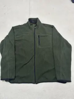 ダークグリーン フリースジャケット