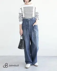 JOHNBULL(ジョンブル) デニムオーバーサスペンダーパンツ