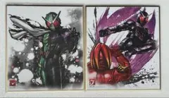 仮面ライダーW 色紙2枚 未開封