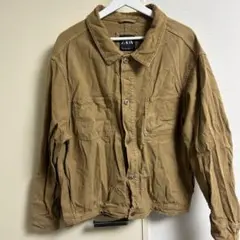 i*7様 値下げ！　ZARA ブラウン コットンジャケット L