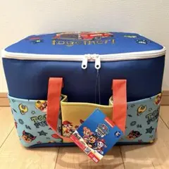 パウ・パトロール 大きなポケット付き　バスケット　ブルー