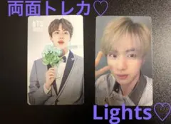 BTS JIN トレカ 日本シングル Lights BTS WORLD 両面