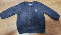 プチバトー　Petit Bateauキルティングジャケット紺　12m74cm