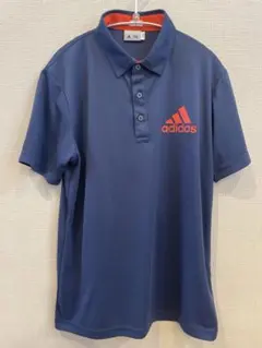 【美品】adidas ゴルフ　メンズ　ネイビー ポロシャツ　Lサイズ
