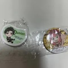 くら寿司　スパイファミリー　缶バッチ　消しゴム