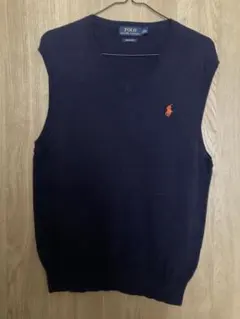 ポロラルフローレン RALPH LAUREN ベスト ネイビー S