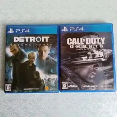 PS4 デトロイト ビカムヒューマン　PS4 コールオブデューティ ゴースト