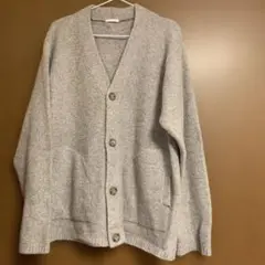 ブラッシュドヤーンカーディガン　Mサイズ　ベージュ