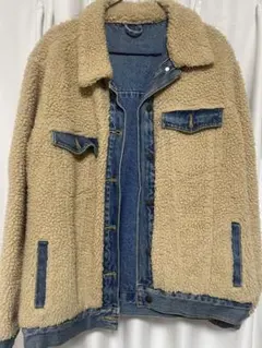 ボア デニムジャケット