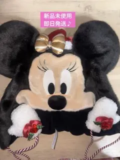 【新品タグ付き】ディズニーリゾート　2025クリスマス　ミニーファンキャップ