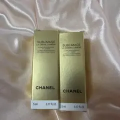 CHANEL SUBLIMAGE LA CREME LUMIERE 5ml 2本