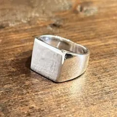 OVY Silver Signet Ringリング 10号 - メルカリ