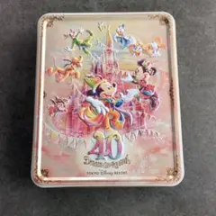 ディズニー40周年缶Dream Go Round東京ディズニーリゾート限定菓子缶