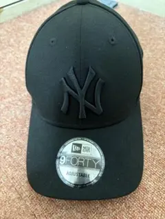 New Era 9FORTY ブラックキャップ