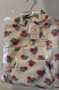 ayano しまむら　花柄 ボアジャケット　120 新品