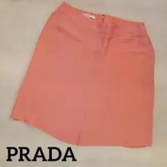 PRADA プラダ ミニスカート フレア ピンク 42 Prada カシミア ミニスカート | ピンク | FARFETCH JP