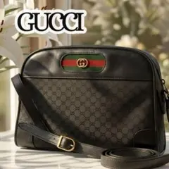 GUCCI GG柄 グッチシマ シェリーライン ボディバッグ ウエストポーチ